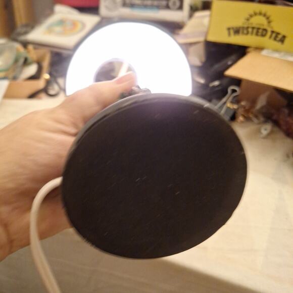 Teddy Bear Holiday Lamp. 10 In Tall With Shade. Works - Picture 7 of 8